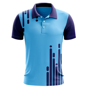 เสื้อยืดกีฬาเสื้อโปโลคอโปโลเสื้อกีฬาเสื้อพิมพ์ลายชื่อทีมและจำนวน2024ออกแบบได้ตามต้องการ - Product Image 1