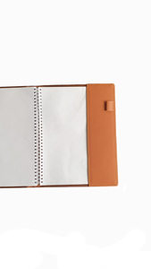 Couverture d'agenda en cuir véritable de qualité supérieure Format A4 Personnalisable Couverture d'agenda - Product Image 3