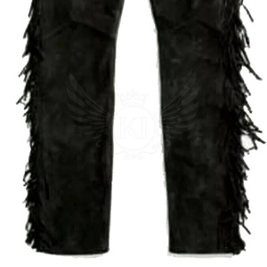Pantalon en daim et cuir de couleur unie pour l'extérieur Pantalon en cuir pour hommes Vente à chaud Pantalon en cuir - Product Image 4