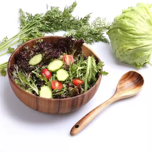 Bols en bois faits à la main, bols rustiques, bols de service en bois naturel, vaisselle en bois écologique, faits à la main par Crescent Crafts - Product Image 2