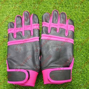 Conception personnalisée Gants de frappeur de baseball en cuir de vachette antidérapant Jeune adulte Gants de frappeur de baseball légers unisexes - Product Image 5