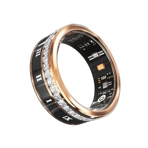 Anneau intelligent de suivi de la forme physique, détection de la fréquence cardiaque et de l'oxygène dans le sang, podomètre, moniteur de sommeil, écran LED, étanche IP68, charge magnétique - Product Image 5
