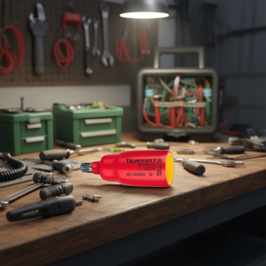 Hazet 3/8'' TORX Profile Screwdriver <b>Socket</b> Short Square Design with 1000V Protective Insulation - Product Image 3