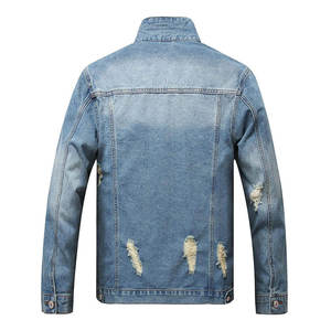 Vestes pour hommes entièrement personnalisées, veste en jean d'hiver pour hommes avec tissu respirant à séchage rapide, prix de haute qualité, logo frontal extérieur - Product Image 2