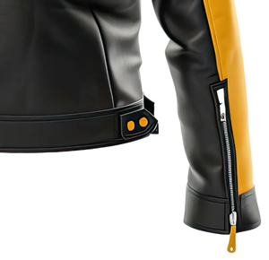 Vestes en cuir respirantes de qualité supérieure pour hommes, modèles bomber et moto personnalisés, vêtements d'extérieur d'hiver, couleur unie, fabrication OEM - Product Image 6