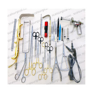 Gunter 53-Piece Set of Manual Nasal Surgery Instruments Stainless Steel and Plastic Forceps Safety Standard Compliant - Product Image 4