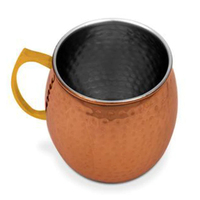 Penjualan Terbaik Moscow Mule Tembaga Mug Indian Buatan Tangan Rusia Tembaga Cangkir Kopi