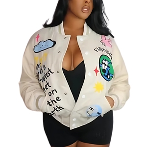 Blouson d'aviateur de sport Letterman Academy grande taille personnalisé de couleur pour hommes 100% coton respirant hiver Varsity Baseball Jacket - Product Image 2