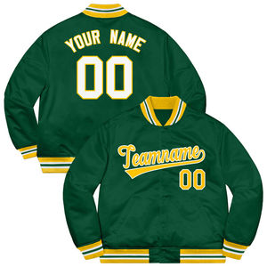 OEM Custom LOGO Streetwear Embroidery Casual Baseball Vintage Letterman Varsity Plus Size Jackets for Men - Product Image 3