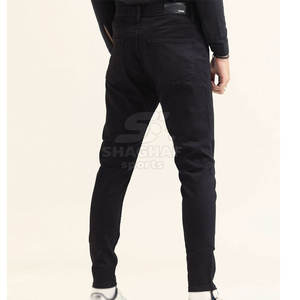 กางเกงยีนส์ผู้ชายแฟชั่น ดีไซน์โลโก้พิมพ์ลายตามสั่ง ขายส่ง มีแบบซักแล้ว - Product Image 3