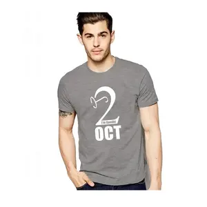 T-shirt col rond pour homme de qualité supérieure 100% coton écologique anti-rétrécissement et anti-boulochage bio lavé coupe régulière pour une utilisation estivale - Product Image 1
