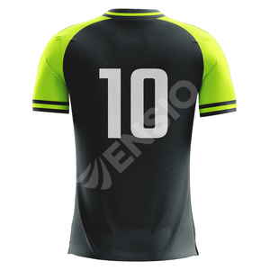 Ensemble de maillots de football à manches courtes personnalisés de haute qualité vêtements de football France personnalisés avec impression de nom - Product Image 4