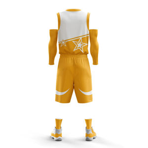 Uniformes de Baloncesto Reversibles con Impresión Digital Personalizada OEM, Spandex/Poliéster, Secado Rápido, Transpirables, Manga Corta, Corte Regular - Product Image 2