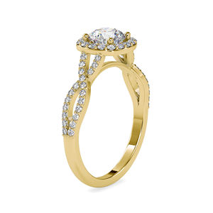 Anillo de compromiso de oro de 14k para mujer, joyería de diamante de Halo para boda, precio al por mayor, sortija de plata de ley S925 para mujer - Product Image 6