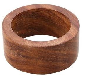 Servilleteros de madera ecológicos para decoración del banquete de boda, accesorios de mesa naturales rústicos, anillos de ajuste de mesa de cena hechos a mano - Product Image 3