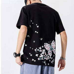 เสื้อยืดปักลายตามสั่ง โลโก้ส่วนตัว เสื้อผ้าฝ้าย สไตล์ทันสมัย สวมใส่สบาย เสื้อผ้าแนวสตรีท - Product Image 2