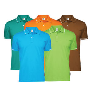 قمصان بولو رجالية فيتنامية مخصصة بشعار وجودة عالية، تصميم أنيق بأكمام قصيرة وطويلة للرياضات الخارجية، فاخرة ومتوفرة بمقاسات كبيرة، مصنوعة من القطن - Product Image 2