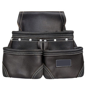 Bolsas de herramientas de cuero PU de la mejor calidad profesional, tamaño personalizado resistente, haga su propio logotipo, bolsas de herramientas de cuero genuino - Product Image 4