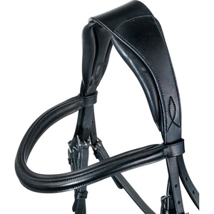 Bride cheval anatomique en cuir équestre de haute qualité. Cheval - Product Image 2