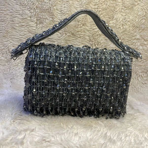 Women's Handcrafted Ethnic Wedding Embroidered <b>Bead</b> Clutch Handmade <b>Purse</b> Bag Bridal Clutch Gift Bag - Product Image 5