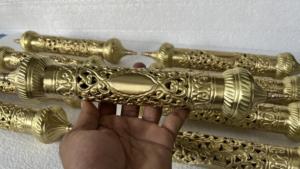 Tubes de défilement en laiton très durables et attrayants sur mesure adaptés à une utilisation avec des invitations de défilement et également adaptés aux cadeaux - Product Image 4