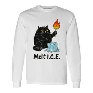 T-shirt promozionale a maniche lunghe Melt Ice - Product Image 1