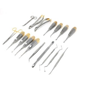 Recién llegado, juego de 17 piezas de elevadores de cirugía Dental de acero inoxidable, instrumento de fórceps, instrumento de extracción de cirugía Oral Manual - Product Image 6