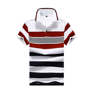 Polo d'été unisexe à manches courtes en tissu de coton imprimé Polo à manches courtes - Product Image 2