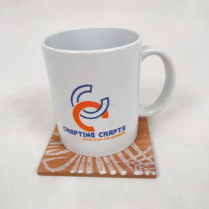 ที่รองแก้วไม้ทันสมัยรักษ์โลก สำหรับใช้ในบ้าน/โรงแรม/ร้านอาหาร ขนาดเส้นผ่านศูนย์กลาง 300 มม. สองสี - Product Image 1