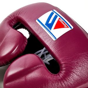 Protège-tête de boxe rouge pour lutter contre les poulets, en cuir véritable, personnalisable, professionnel, OEM/ODM, prix raisonnable, le plus vendu - Product Image 5