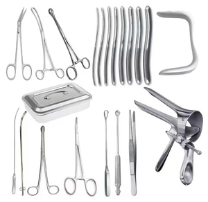 Ensemble chirurgical professionnel, instruments gynécologiques en acier inoxydable de qualité médicale, kit d'insertion et de retrait de DIU, implantation - Product Image 2