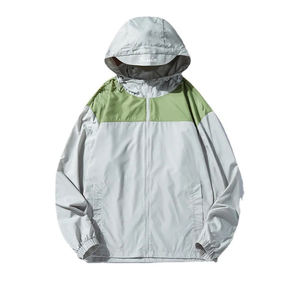 Chaquetas transpirables cortavientos personalizadas para adultos de alta calidad, ropa de Equipo Impermeable, chaqueta de lluvia a prueba de viento de nailon 100% - Product Image 3
