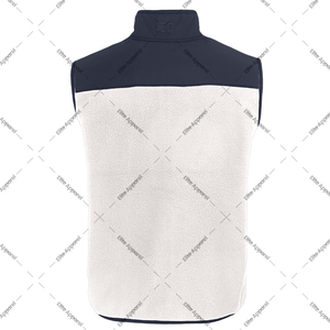 Gilet polaire Sherpa Bison de l'Université Howard | Veste Eco Full-Zip | Cutter & Buck HBCU Alumni Outerwear | Couche de flocons d'avoine - Product Image 2