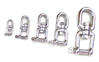 Anneau pivotant en acier inoxydable argenté à rotation 360° pour balançoire, accessoire de suspension pour balançoire arboricole, danse aérienne, marine