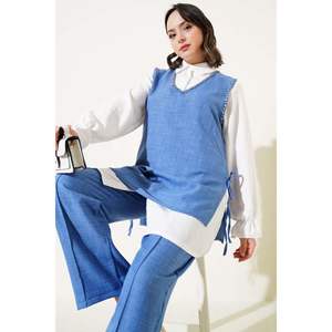 ชุดเน็กไท3ชิ้นประดับด้วยหินสีคราม - Product Image 3