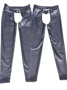 PU <b>Leather</b> Jeans Pencil Pants Tights Hot Sexy Clubwear Men's <b>Leggings</b> Trousers Pant Homme Pant - Product Image 5