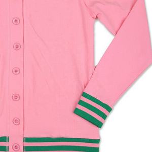 Cárdigan de punto universitario para mujer, suéter con botones, cuello en V, manga larga, cárdigan de punto para mujer - Product Image 6