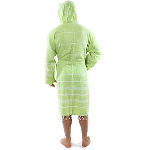 Pure Series haute qualité unisexe turc coton peignoirs pour femmes hommes hôtel Robes Logo personnalisé emballage luxe vêtements de nuit Robe - Product Image 2