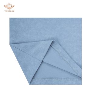 Vente en gros 100% pur coton tricoté T-shirt lourd surdimensionné imprimé personnalisé vierge à la mode à manches courtes grande taille formel respirant - Product Image 2