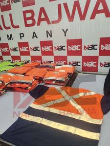 2025 haute visibilité jaune marine chemise de sécurité confortable coton Polyester personnalisable Logo étanche à l'eau haine transfert réfléchissant - Product Image 3