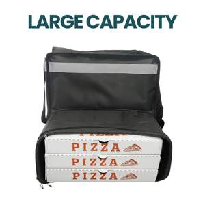 Mochila Expandible Aislada de Poliéster para Entrega de Alimentos, Impermeable y Fácil de Transportar, Gran Capacidad de 20L - Product Image 3