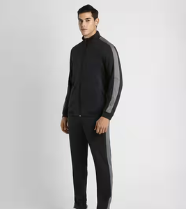 Chándal Atlético elegante para hombre Conjunto de chaqueta y pantalones con cremallera de moda Diseño moderno para un estilo de vida activo - Product Image 3