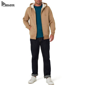 Men's 100% Cotton <b>Fleece</b> <b>Zipper</b> Hoodie Custom Logo Printing Digital Winter Streetwear Pakistan OEM/ODM MOQ for Bulk - Product Image 2