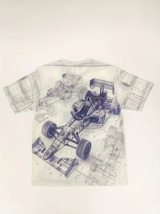 Nouvelle mode d'été T-Shirt en coton pour hommes coupe ajustée à manches longues décontracté Sport imprimé broderie équipage Fitness respirant Plus solide - Product Image 3