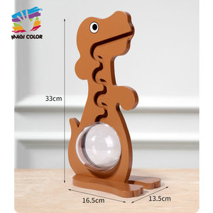 Tirelire chiot en bois vintage une façon amusante pour les enfants d'économiser de l'argent W02A441 - Product Image 2
