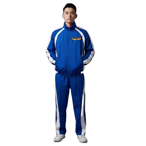 Men Windbreaker <b>Tracksuit</b> Lightweight Activewear Jacket And Pants Breathable Outdoor Running Workout Comfortable <b>Tracksuit</b> Set - Product Image 1