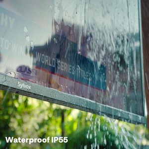 55 Inch 120Hz 4K Smart Outdoor <b>TV</b> 1000nits Sunlight Visible IP55 Waterproof Audio Video Works Voice Assistant for Kitchen Use - Product Image 4
