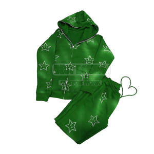 Oem Manufactures Mode Hommes Strass Survêtement Couleur Personnalisée Hommes Strass Survêtement Décontracté - Product Image 5