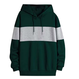 Basics Mezcla de algodón Sudaderas con capucha de alta calidad para hombres Algodón Poliéster Fleece Impreso Sudaderas con capucha Logotipo personalizado - Product Image 5