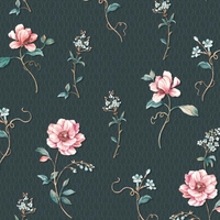 Poliéster Koshibo gasa diferente personalizado de estilos de patrón de flores impresión Digital para boda damas estampado diseñador Tops tela